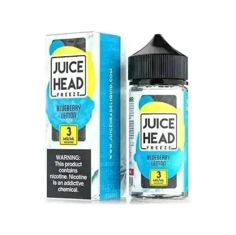 JUICE HEAD E-LIQUID BLUEBERRY LEMON FREEZE - 100ML - Vape Land