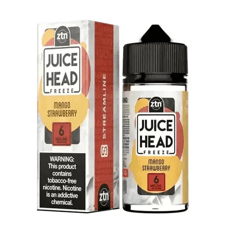 JUICE HEAD E-LIQUID MANGO STRAWBERRY FREEZE ZTN - 100ML - Vape Land