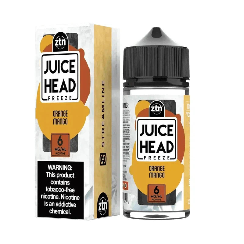 JUICE HEAD E-LIQUID ORANGE MANGO FREEZE - 100ML - Vape Land