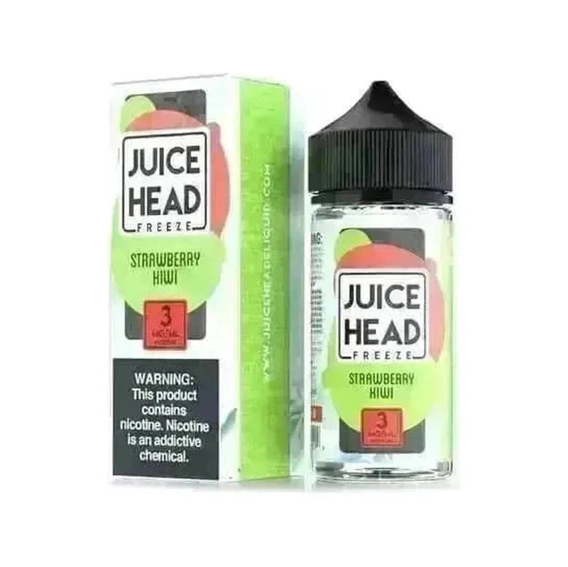 JUICE HEAD E-LIQUID STRAWBERRY KIWI FREEZE - 100ML - Vape Land