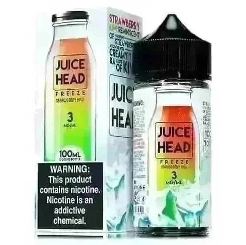 JUICE HEAD E-LIQUID STRAWBERRY KIWI FREEZE - 100ML - Vape Land