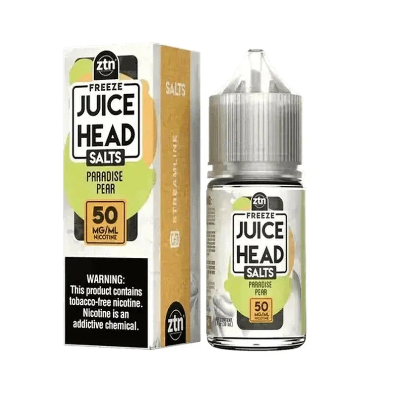 JUICE HEAD SALT PEACH PEAR FREEZE TFN - 30ML - Vape Land