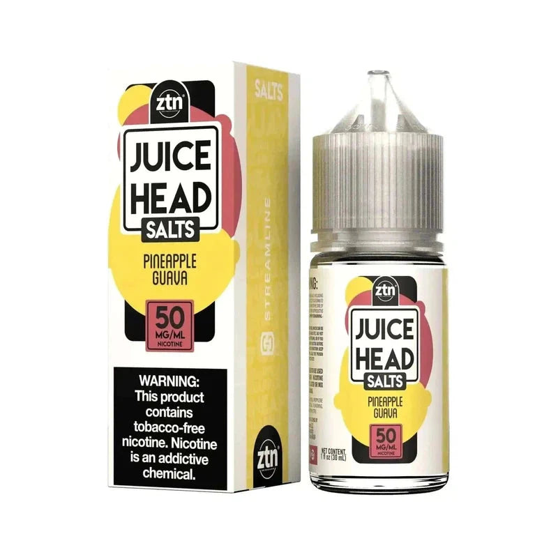 JUICE HEAD SALT PINEAPPLE GUAVA - 30ML - Vape Land