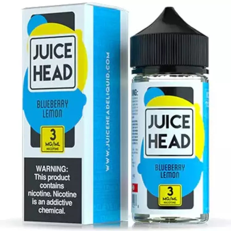 JUICE HEAD E-LIQUID BLUEBERRY LEMON - 100ML - Vape Land