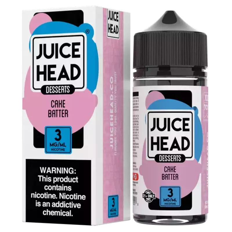 JUICE HEAD E-LIQUID CAKE BATTER - 100ML - Vape Land