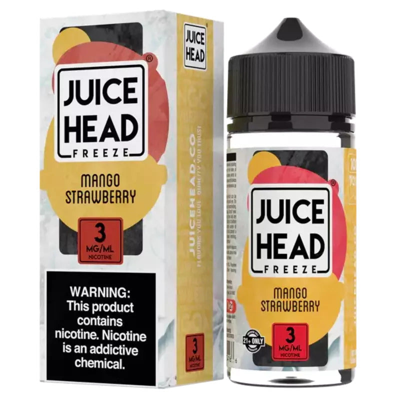 JUICE HEAD E-LIQUID MANGO STRAWBERRY FREEZE ZTN - 100ML - Vape Land