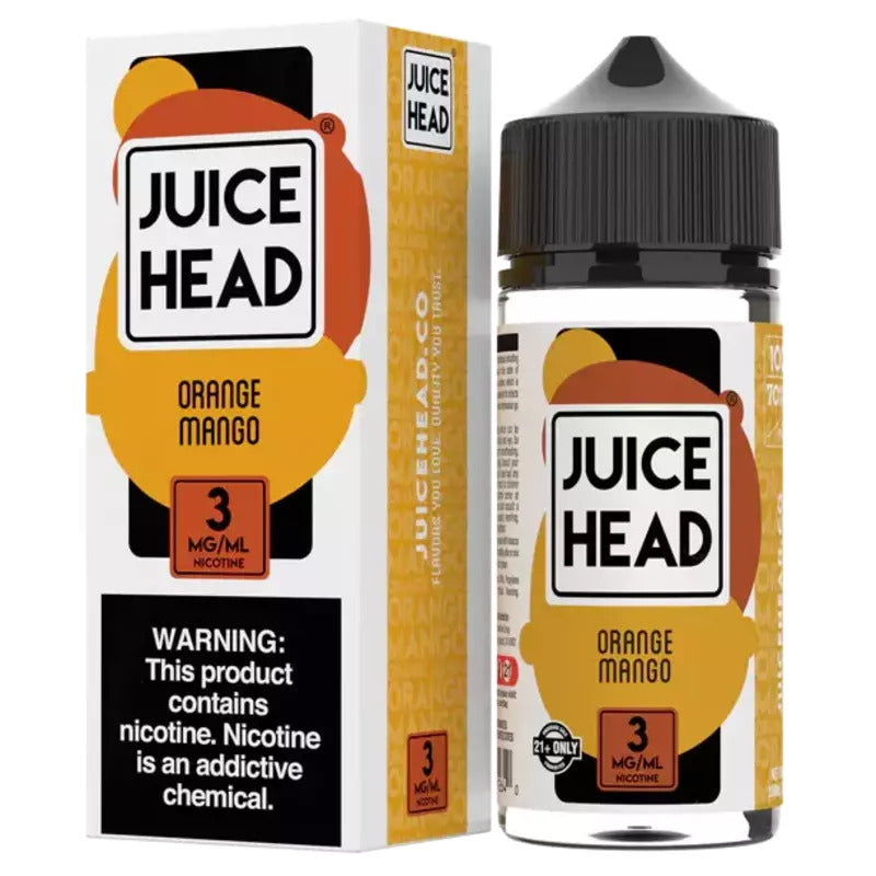 JUICE HEAD E-LIQUID ORANGE MANGO - 100ML - Vape Land