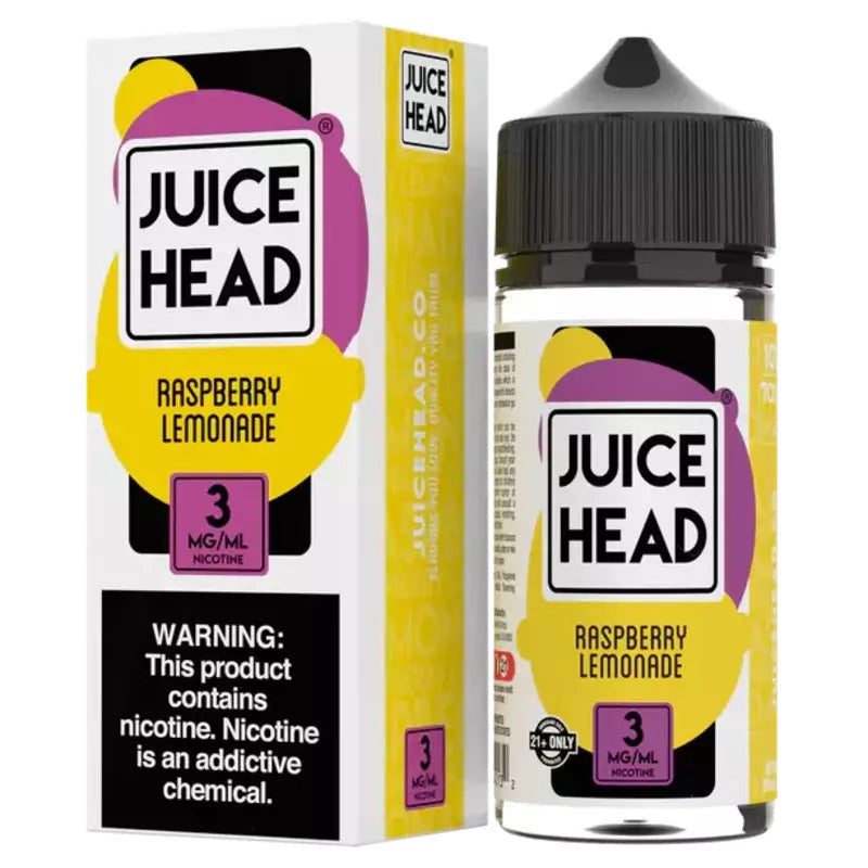 JUICE HEAD E-LIQUID RASPBERRY LEMONADE - 100ML - Vape Land