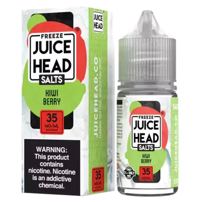 JUICE HEAD SALT KIWI BERRY FREEZE TFN - 30ML - Vape Land