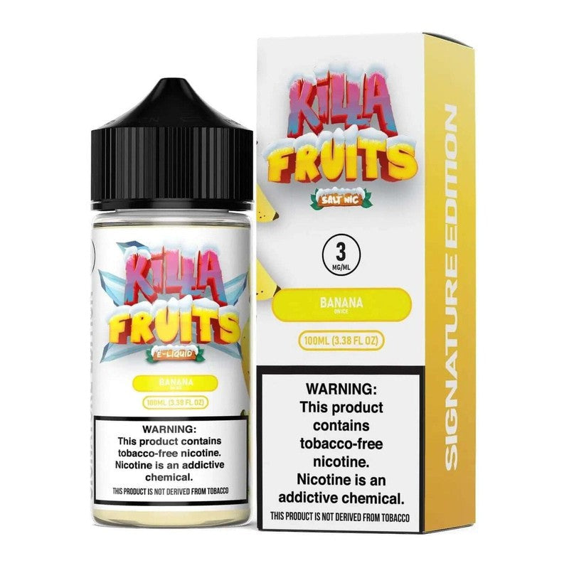 Killa Fruits Limited Edition - Banana Ice Ejuice - Vape Land