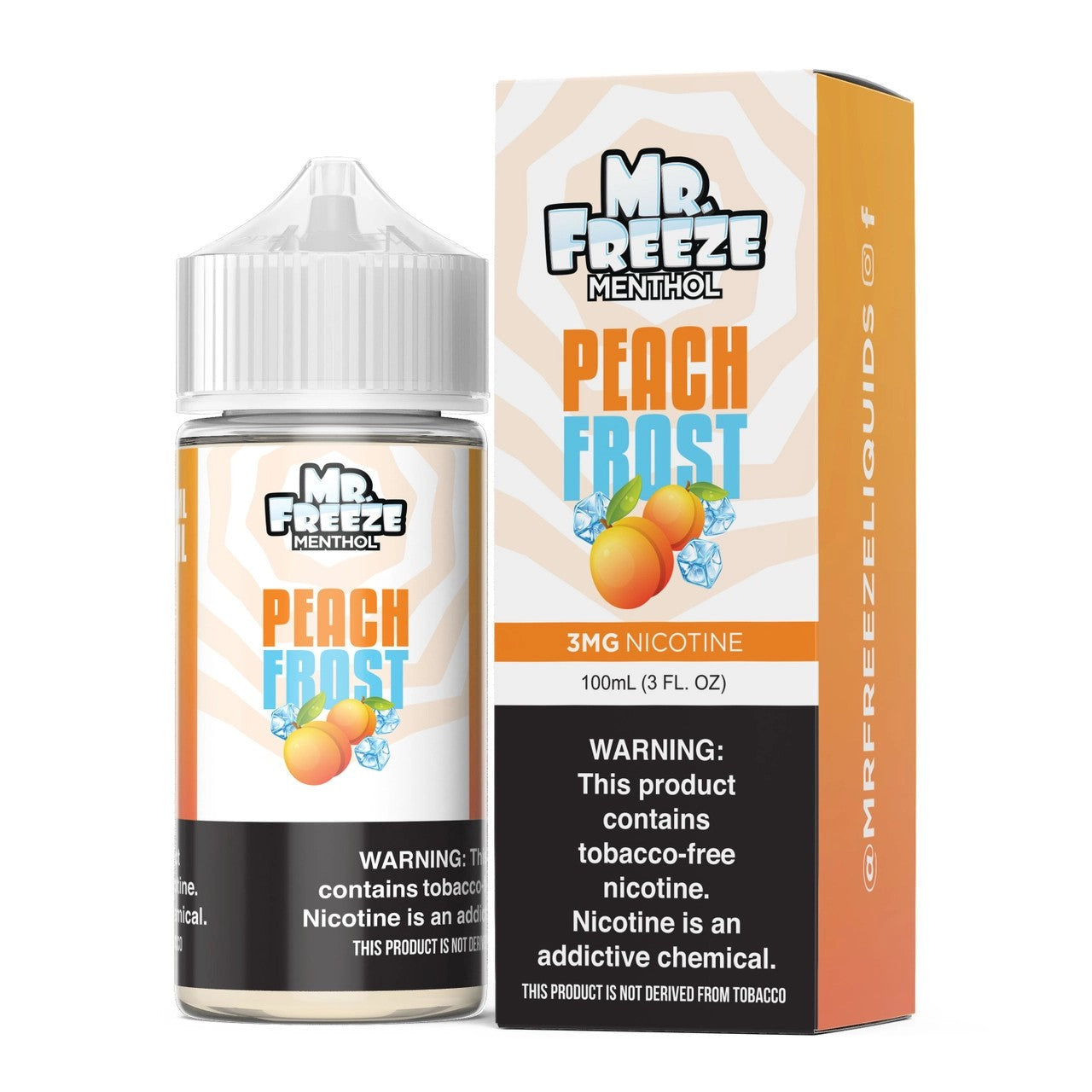 MR FREEZE E-LIQUID PEACH FROST - 100ML - Vape Land