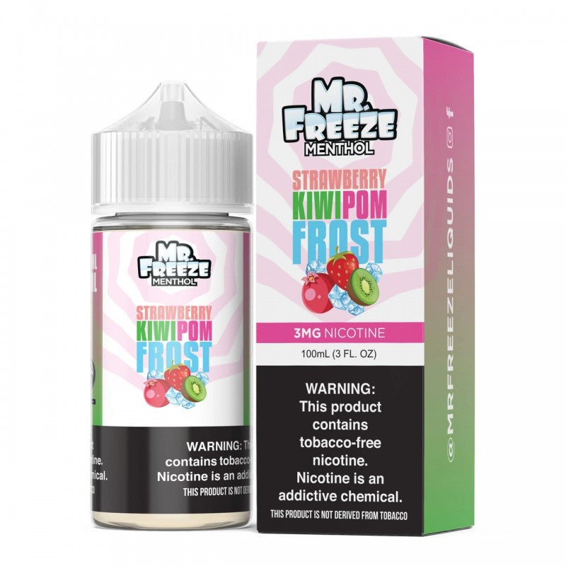 MR FREEZE E-LIQUID STRAWBERRY KIWI POM FROST - 100ML - Vape Land