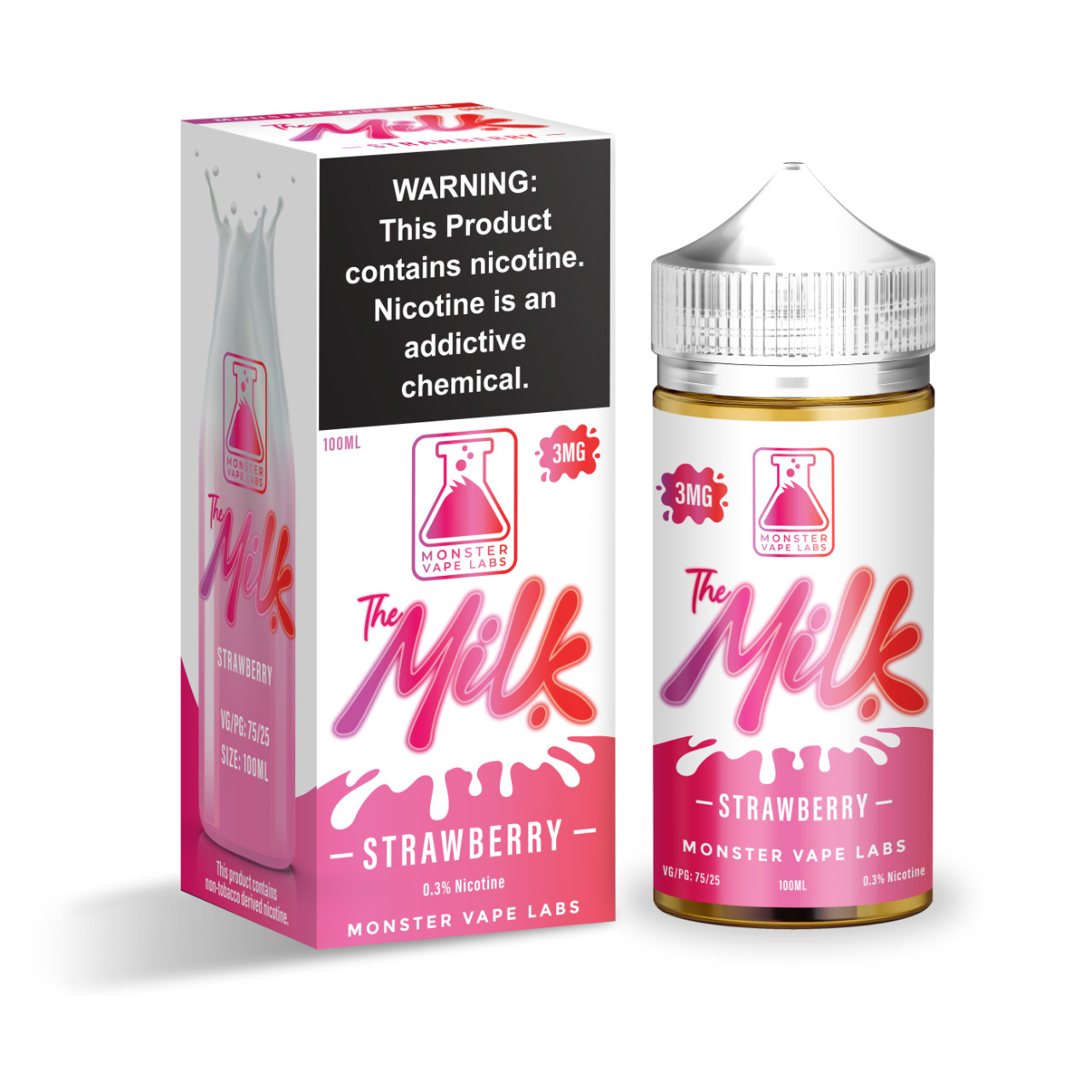 JAM MONSTER THE MILK E-LIQUID STRAWBERRY - 100ML