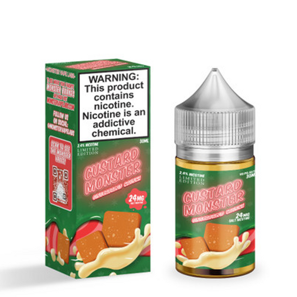 CUSTARD MONSTER SALTS GINGERBREAD CRUNCH - 30ML