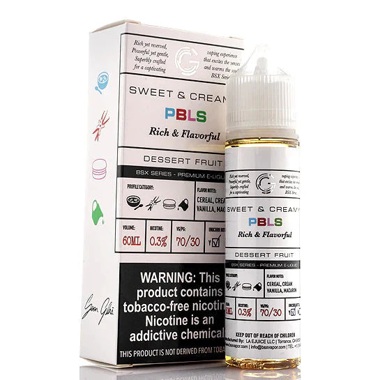 GLAS BASIX E-LIQUID PBLS - 60ML - Vape Land