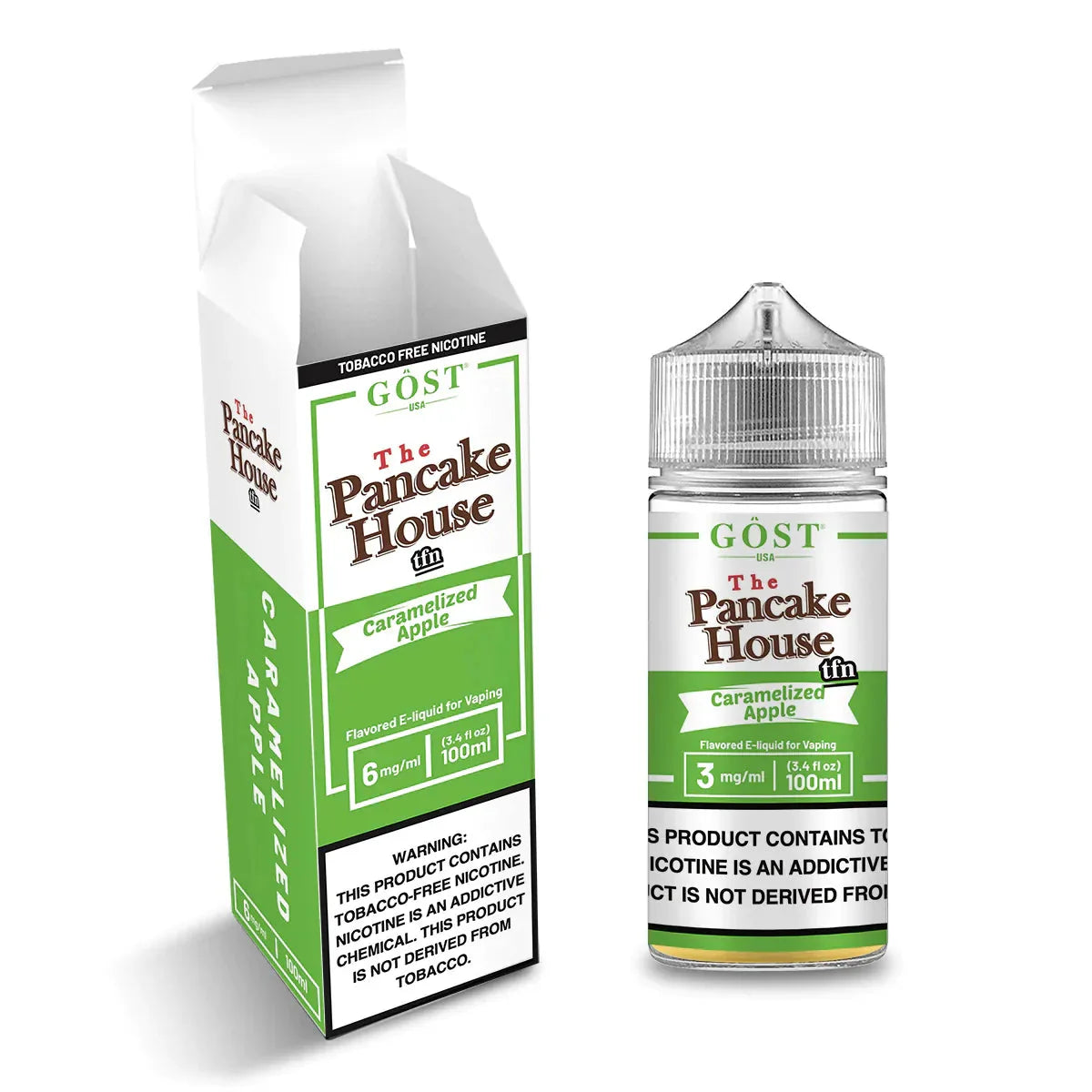 THE PANCAKE HOUSE E-LIQUID CARAMELIZED APPLE - 100ML - Vape Land