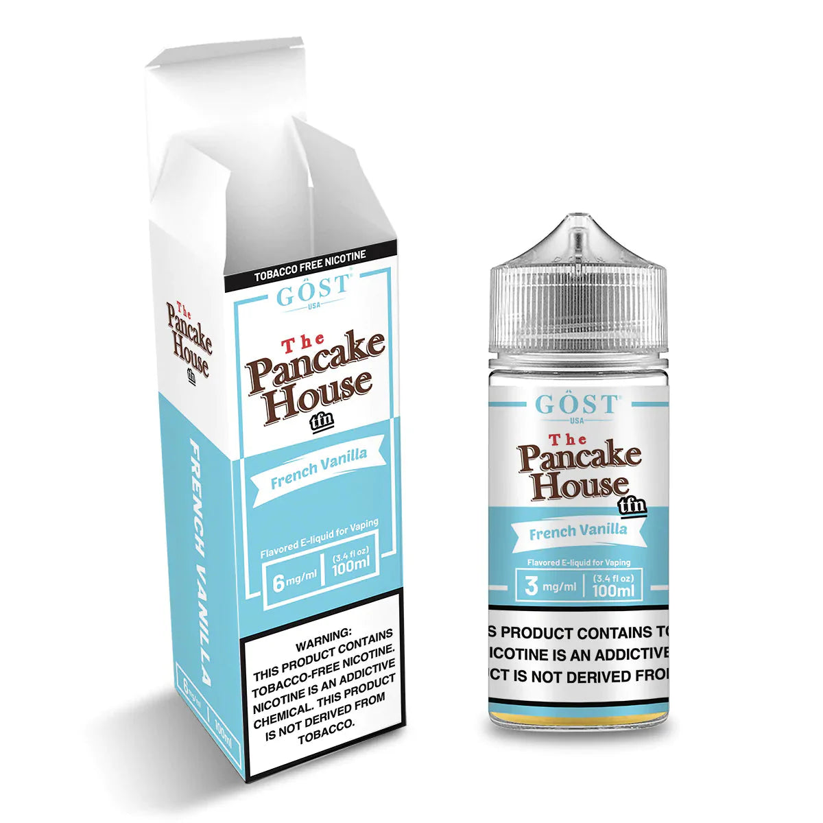 THE PANCAKE HOUSE E-LIQUID FRENCH VANILLA - 100ML - Vape Land