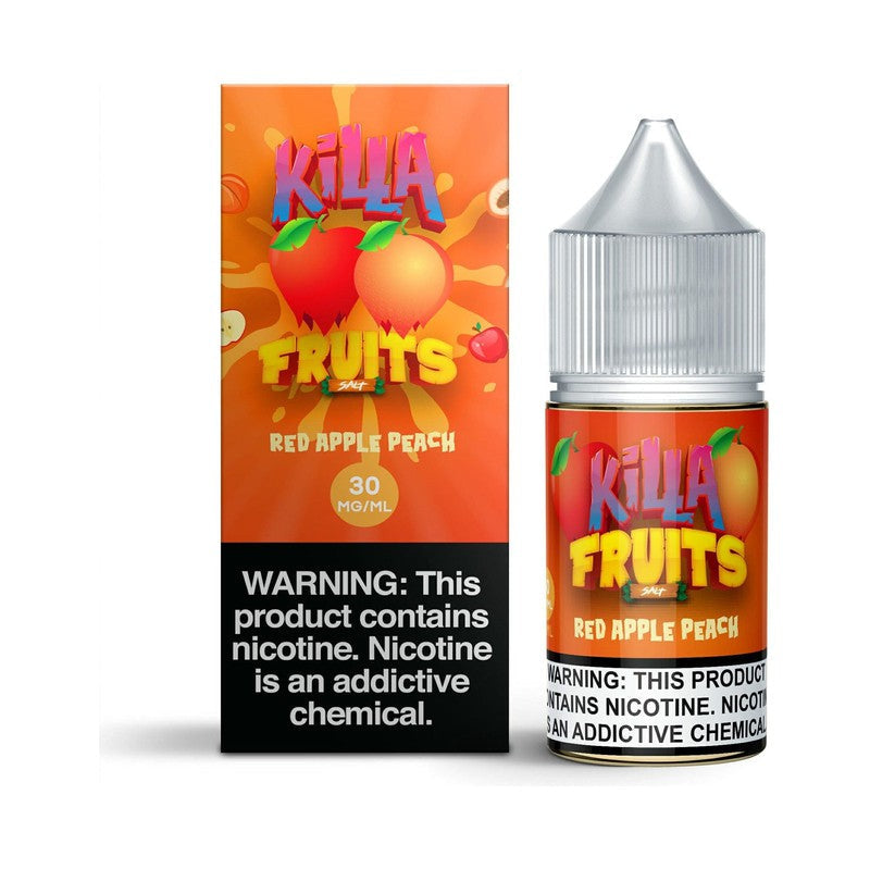 KILLA FRUITS SALT RED APPLE PEACH - 30ML - Vape Land