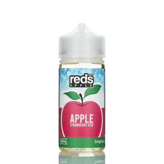 REDS E-LIQUID Strawberry Iced - 100ml, Refreshingly Cool