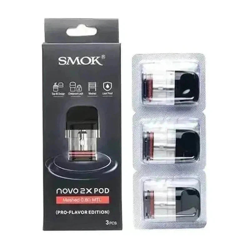 SMOK NOVO 2X REPLACMENT PODS | 3 PACK - Vape Land