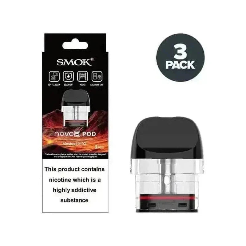 SMOK NOVO 5 REPLACEMENT POD | 3 PACK - Vape Land