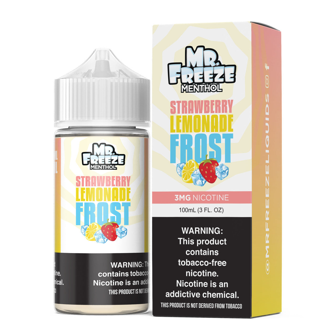 MR FREEZE E-LIQUID STRAWBERRY LEMONADE FROST - 100ML - Vape Land