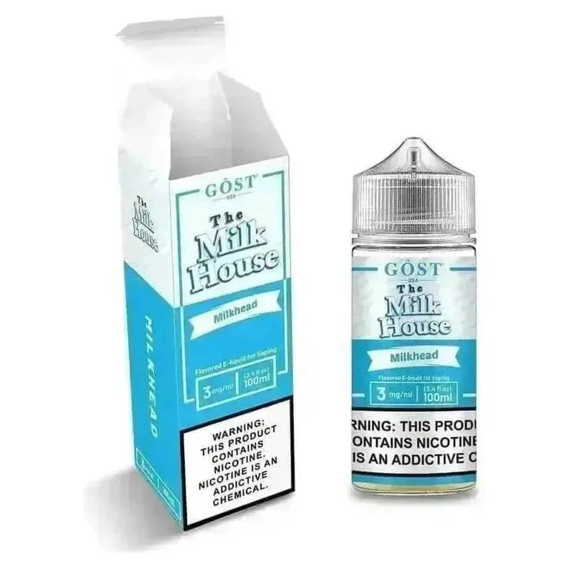 THE MILK HOUSE E-LIQUID MILKHEAD - 100ML - Vape Land