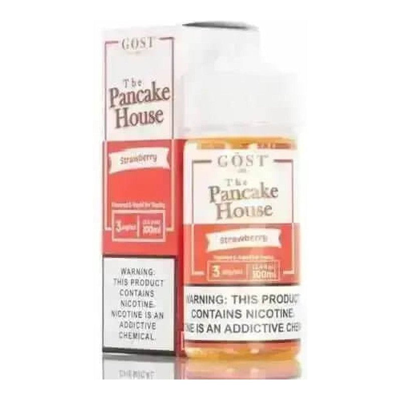 THE PANCAKE HOUSE E-LIQUID GLAZED STRAWBERRY - 100ML - Vape Land