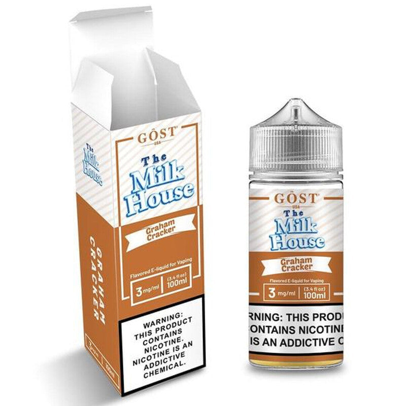 THE MILK HOUSE E-LIQUID GRAHAM CRACKER - 100ML - Vape Land