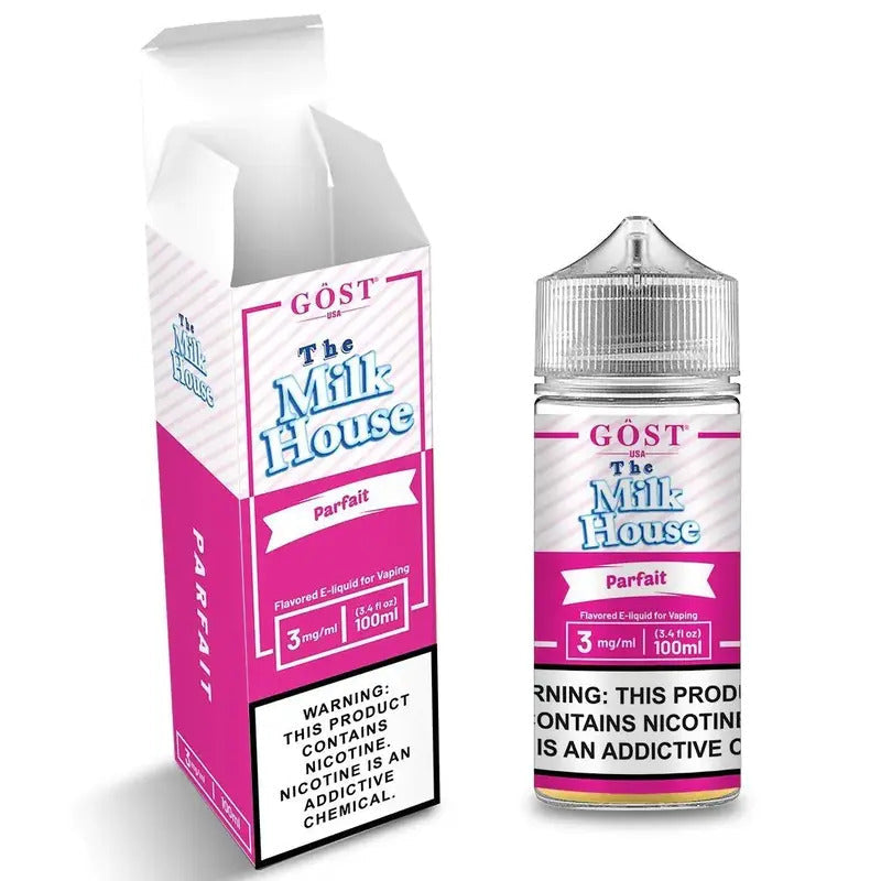 THE MILK HOUSE E-LIQUID PARFAIT - 100ML - Vape Land