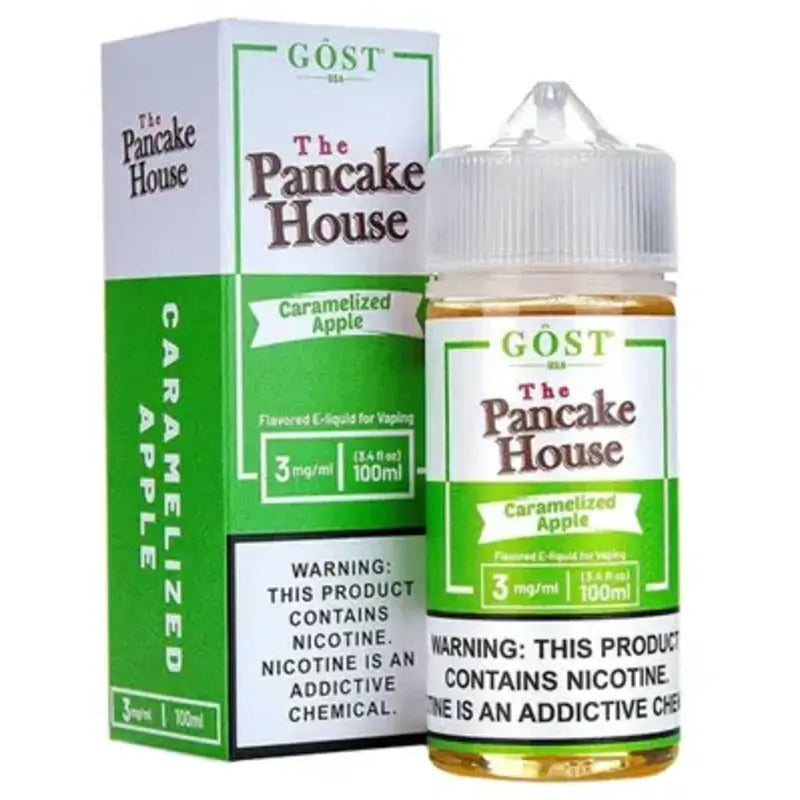 THE PANCAKE HOUSE E-LIQUID CARAMELIZED APPLE - 100ML - Vape Land