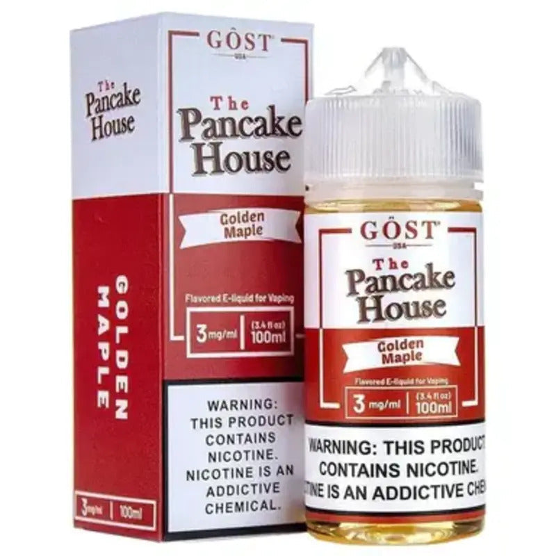 THE PANCAKE HOUSE E-LIQUID GOLDEN MAPLE - 100ML - Vape Land