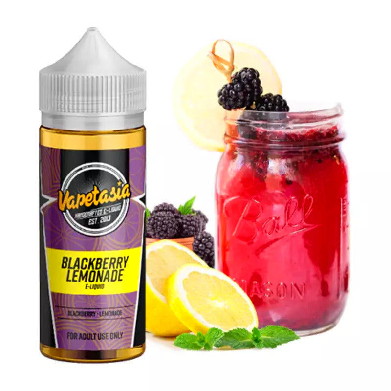 VAPETASIA E-LIQUID BLACKBERRY LEMONADE - 100ML - Vape Land