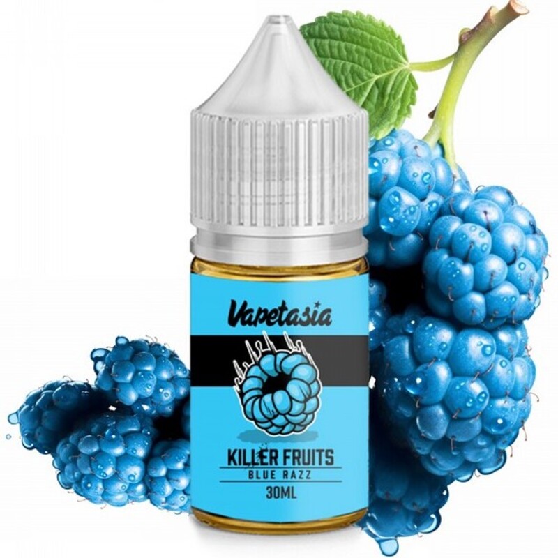 VAPETASIA SALT KILLER FRUITS BLUE RAZZ - 30ML - Vape Land