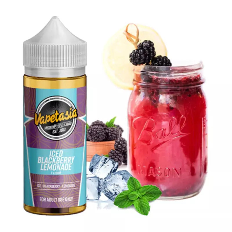 VAPETASIA E-LIQUID BLACKBERRY LEMONADE ICED - 100ML - Vape Land