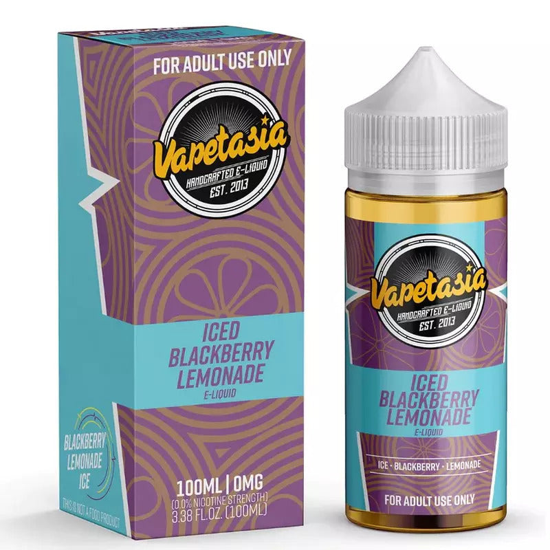 VAPETASIA E-LIQUID BLACKBERRY LEMONADE ICED - 100ML - Vape Land