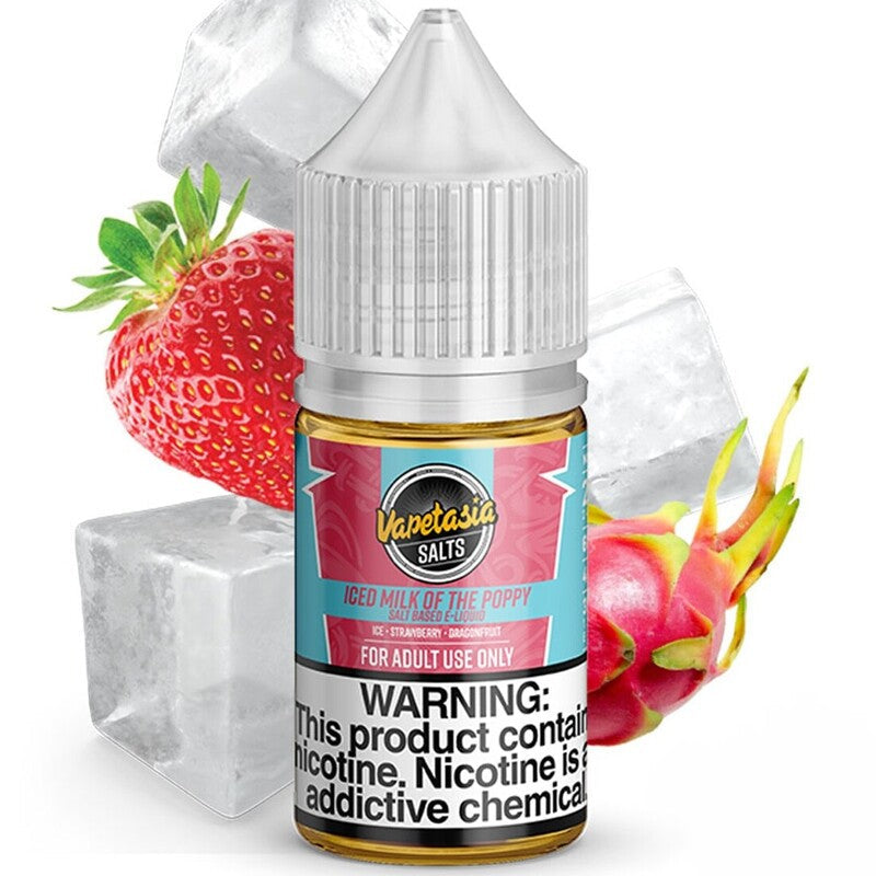 VAPETASIA SALT MILK OF THE POPPY ICED - 30ML - Vape Land