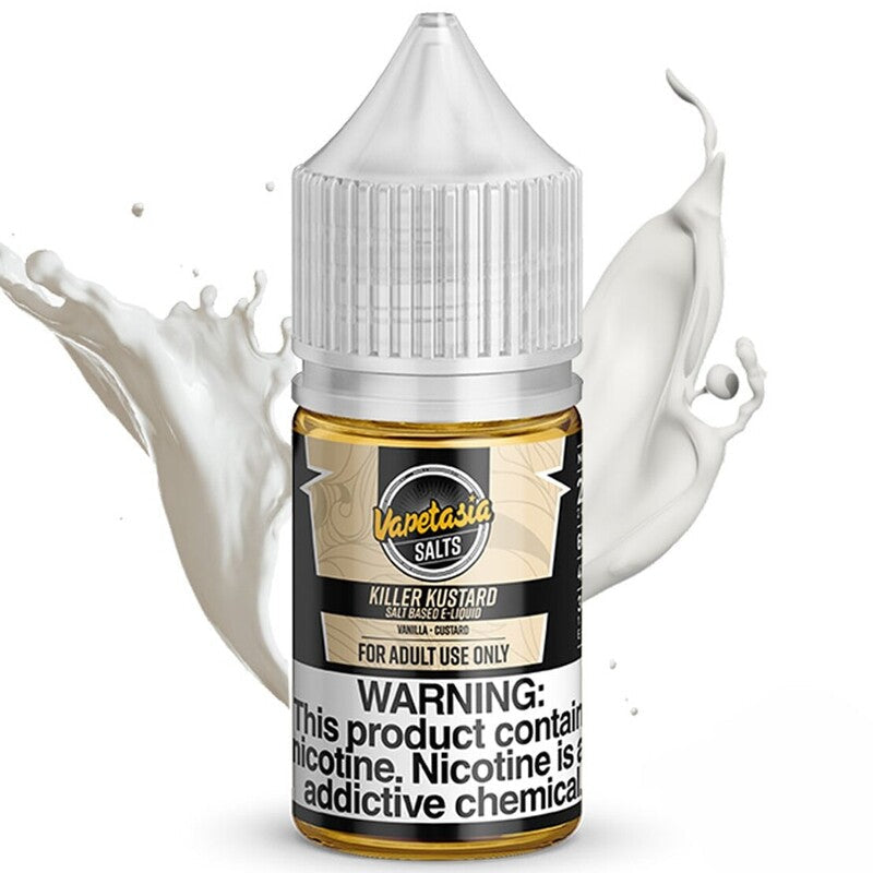 VAPETASIA SALT KILLER KUSTARD ORIGINAL - 30ML - Vape Land