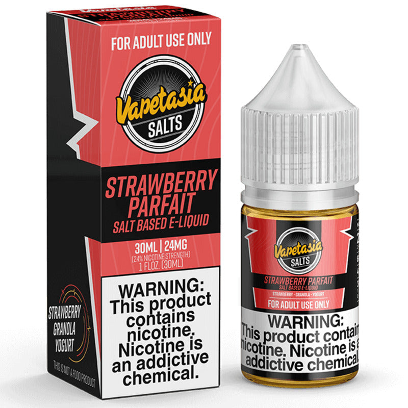 VAPETASIA SALT STRAWBERRY PARFAIT - 30ML - Vape Land