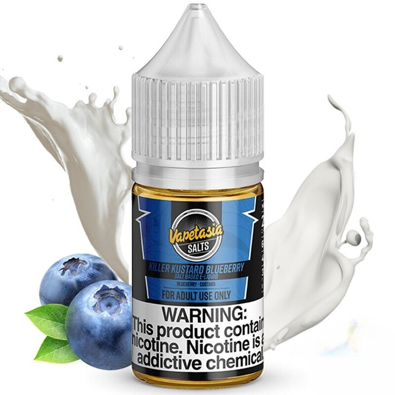 VAPETASIA SALT KILLER KUSTARD BLUEBERRY - 30ML - Vape Land