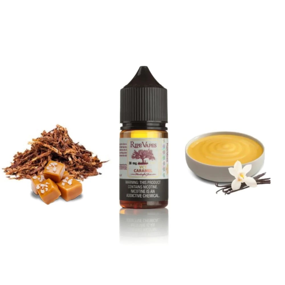 Ripe Vapes Salt - VCT Caramel - 30ml - Vape Land