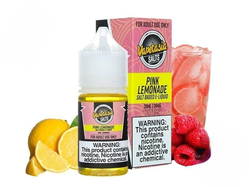 VAPETASIA SALT PINK LEMONADE - 30ML - Vape Land