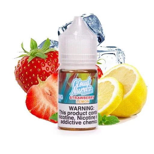 CLOUD NURDZ SALT ICED STRAWBERRY LEMON - 30ML - Vape Land