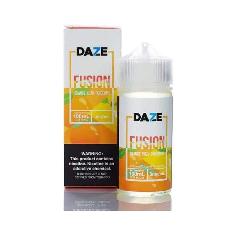 7DAZE E-LIQUID FUSION ORANGE YUZU TANGERINE - 100ML - Vape Land