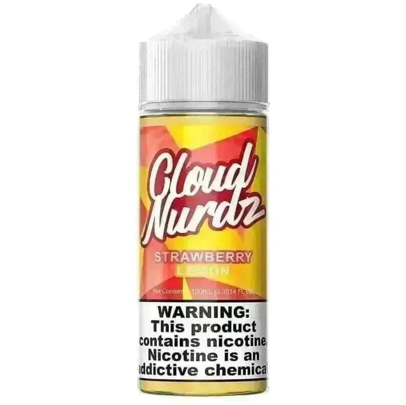 CLOUD NURDZ E-LIQUID STRAWBERRY LEMON - 100ML - Vape Land