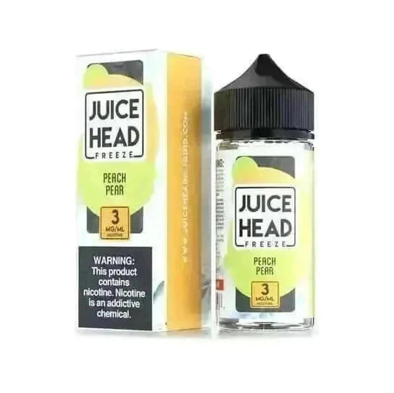 JUICE HEAD E-LIQUID PEACH PEAR FREEZE - 100ML - Vape Land