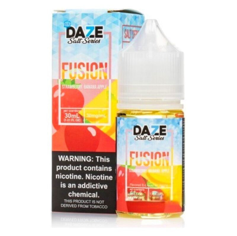 7DAZE SALTS FUSION ICED STRAWBERRY BANANA APPLE - 30ML - Vape Land