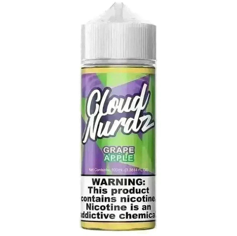 CLOUD NURDZ E-LIQUID GRAPE APPLE - 100ML - Vape Land