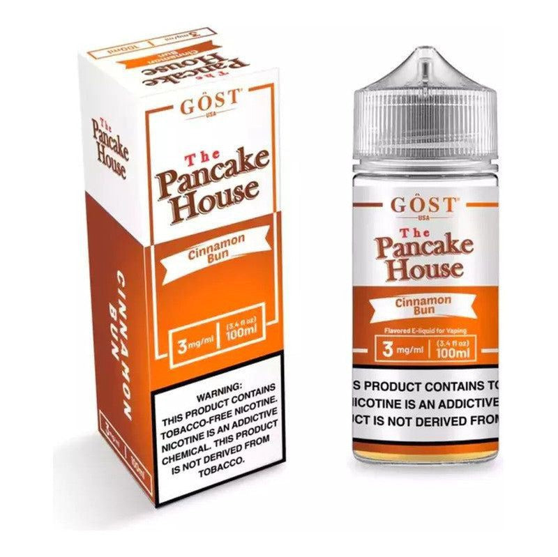 THE PANCAKE HOUSE E-LIQUID CINNAMON BUN - 100ML - Vape Land