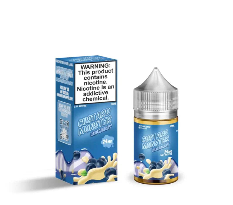 CUSTARD MONSTER SALT BLUEBERRY - 30ML - Vape Land